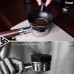 54mm Magnetic Dosing Funnel - Extra-Wide 81mm Top & 30mm Tall Espresso Coffee Dosing Ring for Mess-Free Tamping, Compatible with Breville 54mm Portafilter, barista tool Espresso Accessories