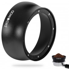 51mm Magnetic Dosing Funnel - Extra-Wide 81mm Top & 30mm Tall Espresso Coffee Dosing Ring for Mess-Free Tamping, Compatible with Delonghi Dedica 51mm Portafilter, barista tool Espresso Accessories